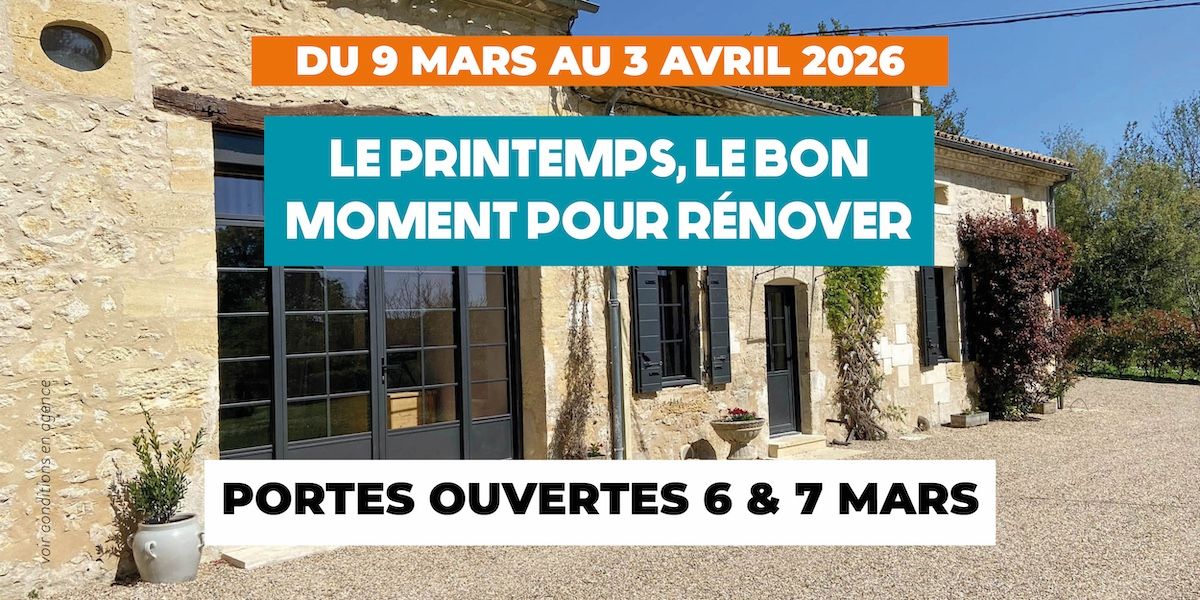 Portes ouvertes les 6 et 7 mars — agence 2MP Fermetures de Branges